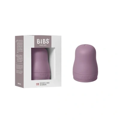 Image of BIBS Bottle Cap Set BPA Free, Dishwasher Safe, Customizable Colors, Includes Cap, Milk Lock, and Screw Compatible with Bottles (Sold Separately) Mauve