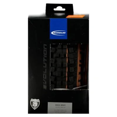 Image of Schwalbe Magic Mary Evolution Super Gravity TLE Addix Soft Folding Tyre, Bronze Skin, 62 622 (29x2.40)