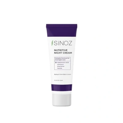 Image of Sinoz,Night Care Cream Face Night with Shea Butter Panthenol for Anti Wrinkle Skin Renewal 50 ml