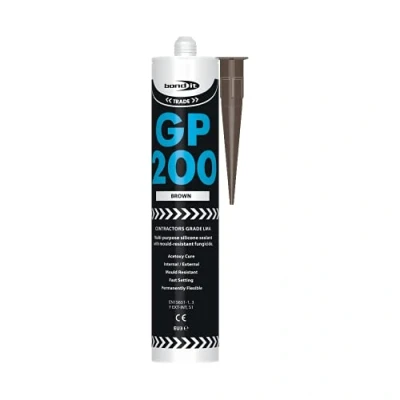 Image of Demsun 310ml GP200 General Purpose Silicone Sealant Brown