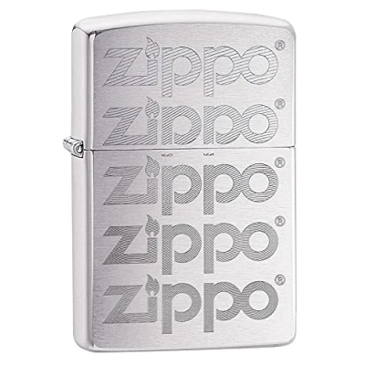 Image of Zippo Lighter, Brushed Chrome, One Size