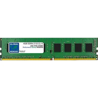 Image of 4GB DDR4 2133MHz PC4 17000 288 PIN DIMM MEMORY RAM COMPATIBLE WITH PC DESKTOPS/MOTHERBOARDS