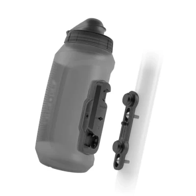 Image of Fidlock Water Bottle with Bike Base Twist Set Transparent Size 750 ml