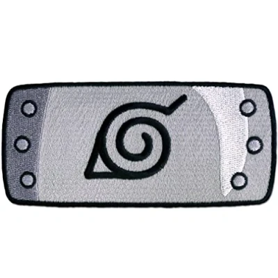 Image of Ata Boy Naruto Patch, Leaf Village Iron On Patches Gifts &amp; Merchandise…