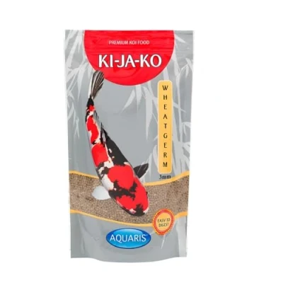 Image of KI JA KO Wheatgerm 10 kg / 3 mm High Protein Healthy Balanced Carefully Selected Koi Carp Fish Food with Natural and Beneficial Ingredients for Spring Autumn Feeding
