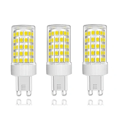 Image of ZFQ 10W G9 LED Light Bulb, Cool White, 6000K, Equivalent 150W Halogen, 86Pcs LED, 1000 LM, 360 Beam Angle, Super Bright, AC 220V 240V, No Flicker Non Dimmable, 3 Pack