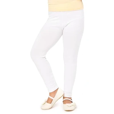 Image of Merry Style Girl&#039;s Long Leggings MS10 130 (White, 10 Years)