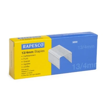 Image of Rapesco Galvanised Staples 13/4 mm Box of 5,000