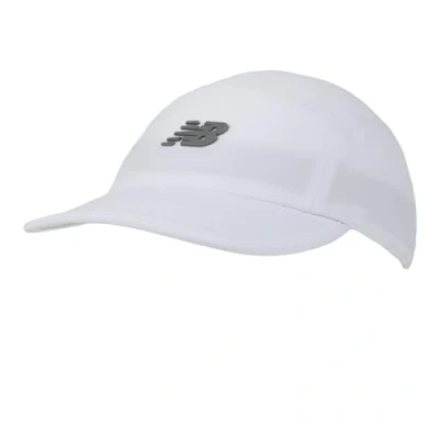 Image of New Balance Women&#039;s 5 Panel Performance Hat, Running Cap White