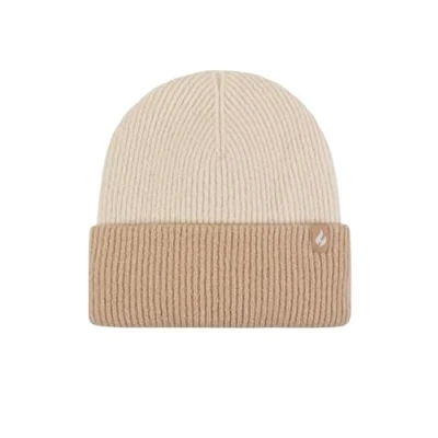 Image of Women&#039;s 1 Pack SOCKSHOP Heat Holders Bavaria Two Tone Turn Over Hat Cream One Size