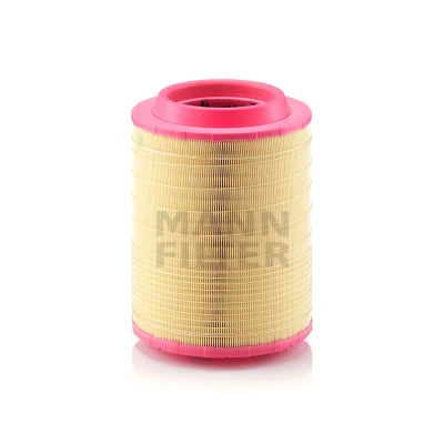 Image of 42471161, 42553256, 500041175 Air Filter MANN C 25 660/2 334mm 248mm Insert IVECO: EuroCargo I III