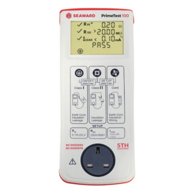 Image of Seaward Primetest 100 PAT Tester 5th Edition Compliant