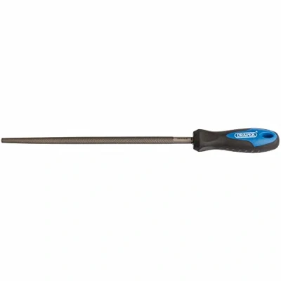 Image of Draper Soft Grip Engineer&#039;s Round File and Handle, 250mm