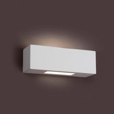 Image of Cheras 1 Light Indoor Wall White Plaster, G9