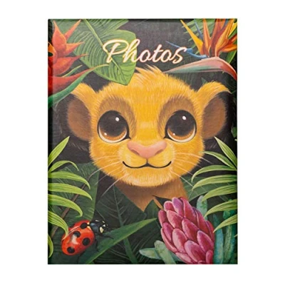 Image of Grupo Erik Disney The Lion King Photo Album 6x4 10x15 cm Family 100 Pockets Gifts Books For Memories Slip In