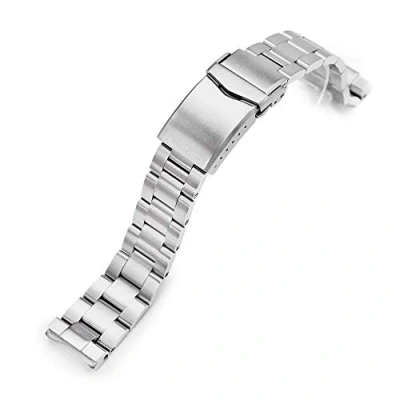 Image of MiLTAT 20mm Super O Watch Band compatible with Seiko 62Mas SPB143 SPB149 SBDC101 V Clasp Brushed