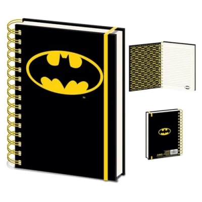 Image of Pyramid International Batman A5 Notebook, Iconic Logo Design, Perfect for Kids
