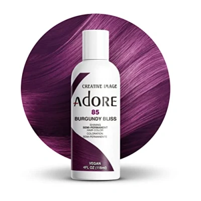 Image of Adore Shining Semi Permanent Hair Color (118ml) (85 Burgundy Bliss)