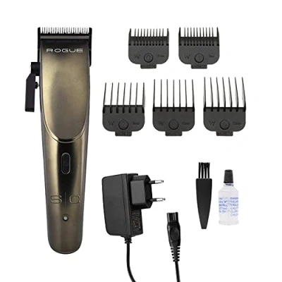 Image of Professional Hair Clippers for Men Stylecraft by Gamma Più, Trimmer Beard and Hair, Magnetic Motor, Adjustable Blade Zero Gap, 120 Minutes Cordless Running Time, 5 Combs, Cleaning Kit