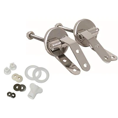 Image of MSV Toilet seat Hinge Made of Rust Proof Stainless Steel Attachment for lid