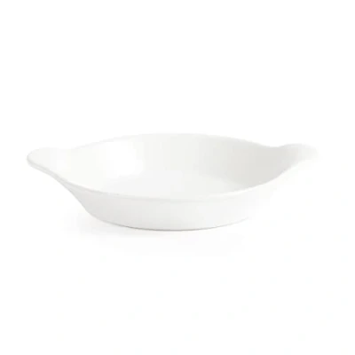 Image of Olympia Whiteware Round Eared Dishes 140X170 Porcelain Serving Plates 6pc