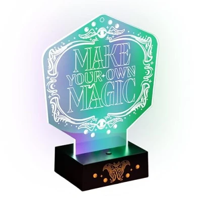 Image of Paladone Wicked Movie Acrylic Light Officially Licensed Disney Lamp, Make Your Own Magic, Gift for Musical Fans of Glinda,Elphaba &amp; Oz, Battery Powered