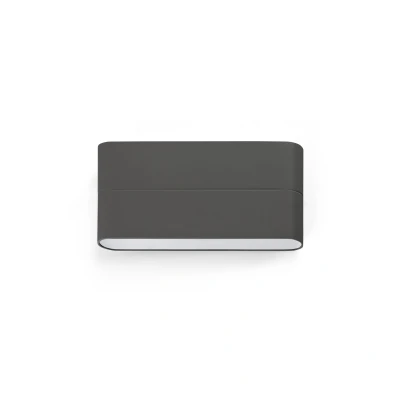 Image of Aday LED Outdoor Large Up Down Wall Light Dark Grey IP54