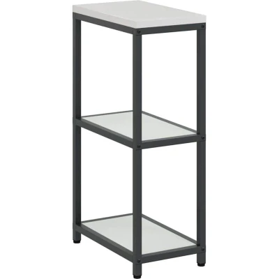 Image of Kitchen Storage Shelf with Silver Galvanised steel Vidaxl