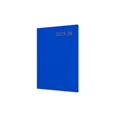Image of Collins &#039;Essentials&#039; 12 Month Mid/Academic Year Planner, July 2025 2026 Week to View Appointments Diary, A5 Hard Cover, Blue