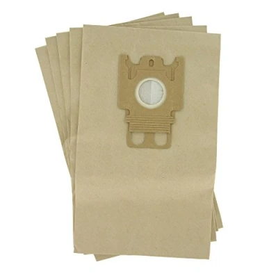 Image of Vacuum Cleaner Paper Dust Bag Fits Miele, Pack of 5, White