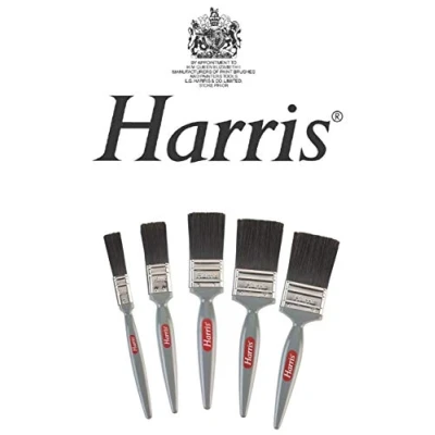 Image of Harris Paint Brush Set 5 Piece Gloss Decorating Brushes