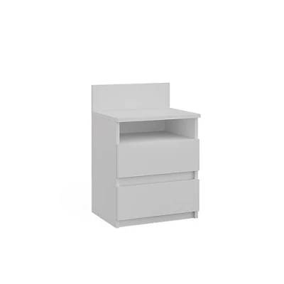 Image of Vicco Nightstand Monty, White, 39.6 x 59.1 cm