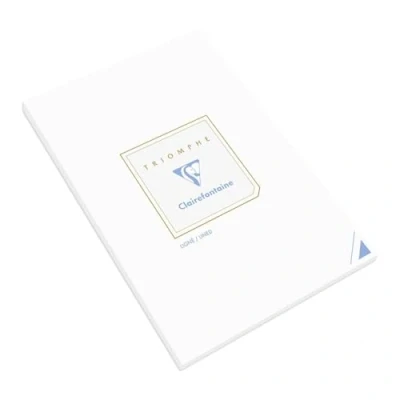 Image of Clairefontaine &quot;Triomphe&quot; Stationery Tablet, Blank, A5 (5.75&quot; x 8.25&quot;)
