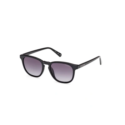 Image of Guess Unisex Sunglasses, Size: 49, Shiny black