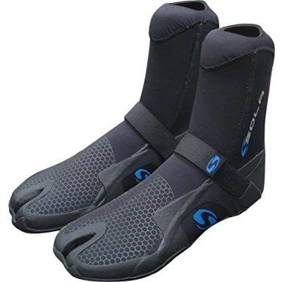 Image of Sola Unisex&#039;s 5mm Split Toe Boot, Black/Blue, 43/09