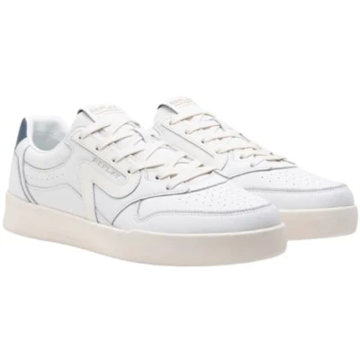 Image of Replay Oyzone Action Trainers, Men&#039;s, Size: 9.5, White Leather
