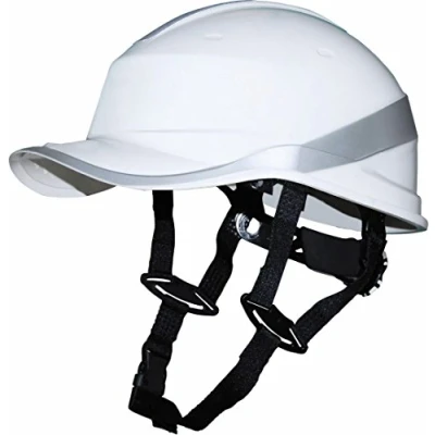 Image of Construction Helmet ABS White Type Baseball Cap Diamond V