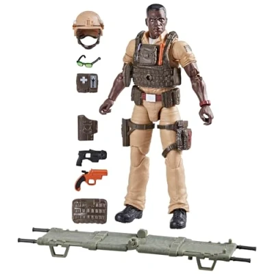 Image of G.I. JOE Classified Series #122, Carl Doc Greer, Collectible 6 Inch Action Figure with 7 Accessories