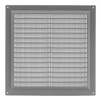 Image of Air Ventilation Plastic Grill Cover 250mm x 250mm/Gray