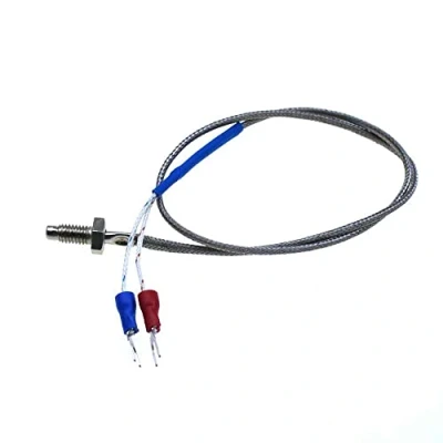 Image of Reland Sun Thermocouple K Type, M6 Screw Fine Thread Type Temperature Sensor Wire (0.5m)