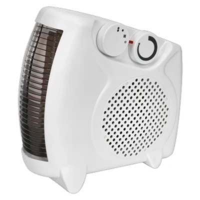 Image of Sealey 2kW Fan Heater With 2 Heat Settings &amp; Thermostat