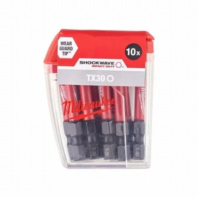 Image of milw Milwaukee Bit TX30 50 mm Shockwave (10) Display 4932471574