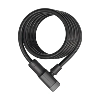 Image of ABUS Spiral cable lock Primo 5510K/180 Bicycle made of 10 mm thick, flexible security level 3 180 cm Black