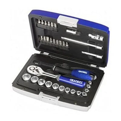 Image of Britool E194672B 1/4 inch Socket Drive Set (34 Pieces)