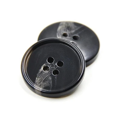 Image of Classic Suit Buttons Elegent Overcoat Resin Bulk Fastener DIY Crafts Sewing Fasteners 4 Holes Pack of 10