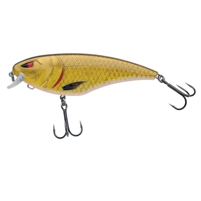 Image of Berkley Zilla Flanker, Fishing Hook, Hard Lures, Floating Shallow Running Wobbler with Fusion 19 Treble Hooks Lead Free PredatorFishing, Pike, Unisex, Rudd, 29g 110mm