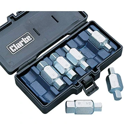Image of Clarke CHT220 Oil Drain Plug Hex Key Set Kit