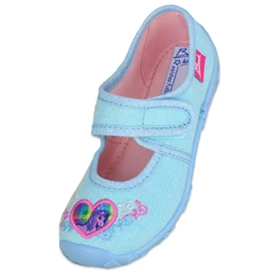 Image of Beck Girl&#039;s Darling Mule, Blue, 6 UK Child
