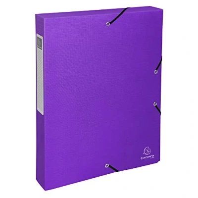 Image of Exacompta 59640E Filing box Card D40mm TEKSTO Assorted Colours