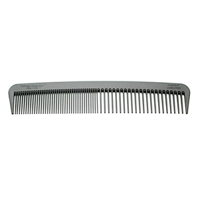 Image of Chicago Comb Model 6 Carbon Fiber, 17.8 cm long, graphite black, anti static